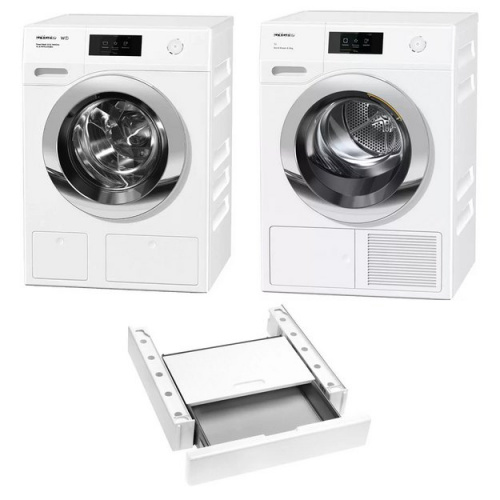 Комплект Miele ChromeEdition (стиральная машина WCR870WPS + сушильная машина TCR790WP + монтажный элемент WTV511)Товары в комплекте Комплект Miele ChromeEdition (стиральная машина WCR870WPS + сушильная машина TCR790WP + монтажный элемент WTV511)Товары в комплекте